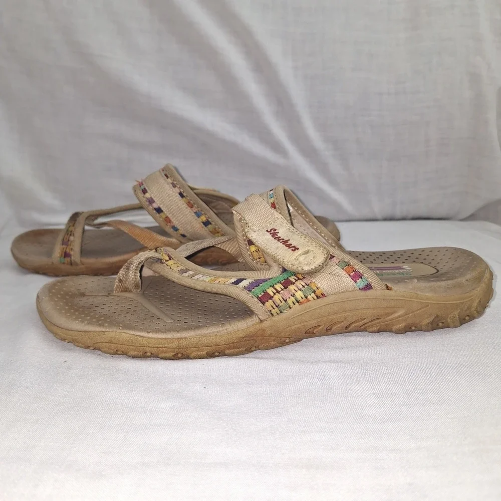 Y2K Cottagecore Boho Bohemian Skechers Dark Natural 8 Outdoor Reggae Sandals